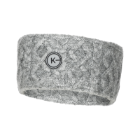 Bandeau Kingsland KLGizelle en Tricot Torsadé Gris foncé
