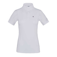 Wedstrijdshirt Kingsland Classic korte mouwen hoge kraag dames Wit
