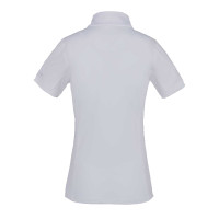 Chemise de concours Kingsland Classic manches courtes col montant femme Blanc