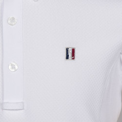 Chemise de concours Kingsland Classic manches courtes Junior Garçons Blanc Chemise de concours Kingsland Classic manches courtes Junior Garçons Blanc