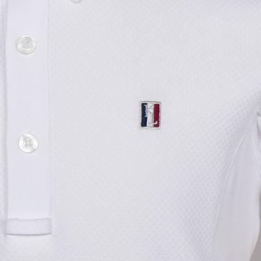 Wedstrijdshirt Kingsland Classic korte mouwen Junior Jongens Wit