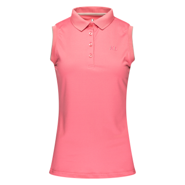 Mouwloze Polo Kingsland in Piqué Mesh voor dames