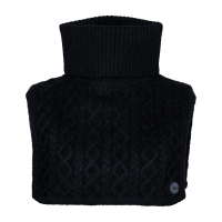 Col en Tricot Kingsland KLGraciella Torsadé Noir Col en Tricot Kingsland KLGraciella Torsadé Noir