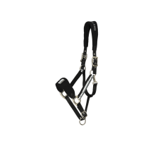 Licol Kingsland Classic avec Polaire Noir Licol Kingsland Classic avec Polaire Noir