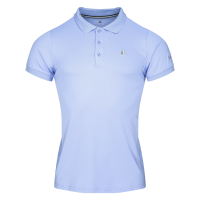 Functionele polo Kingsland heren Blauw grapemiste