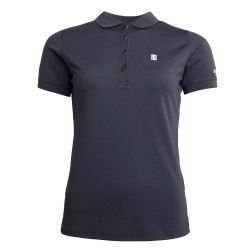 Damespolo Kingsland Classic Piqué Zwart