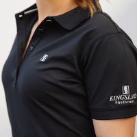 Polo Kingsland Classic Piqué femme Noir Polo Kingsland Classic Piqué femme Noir