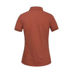 Polo Shirt Kingsland dames Mahoniebruin
