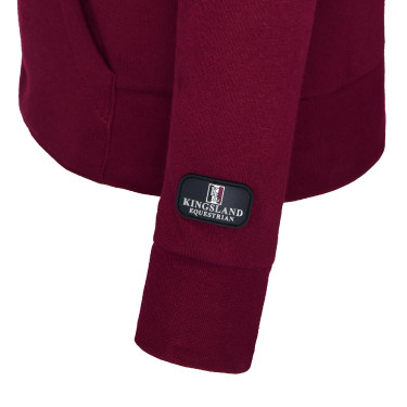 Sweat Kingsland Classic Junior Bourgogne nouveau KL Bordeaux