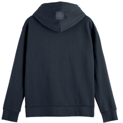 Sweat à capuche Flags & Cup fille Lomita Marine Bleu marine