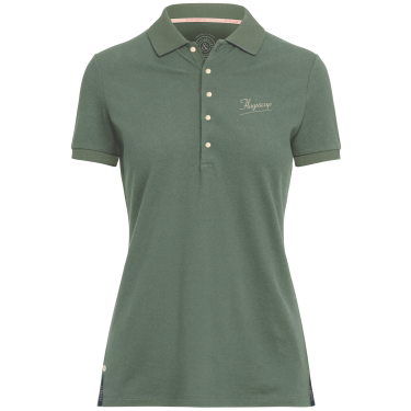 Polo Vlaggen & Cup piqué dames Rosalia Groen