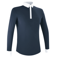 Polo de concours Flags & Cup homme Wako manches longues Marine Bleu marine Polo de concours Flags & Cup homme Wako manches longues Marine Bleu marine