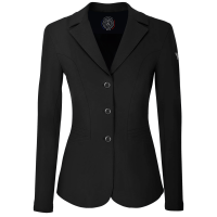 Veste de concours Flags & Cup fille Victoria Noir Veste de concours Flags & Cup fille Victoria Noir