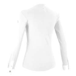 Polo de concours Flags & Cup Arizona manches longues Blanc