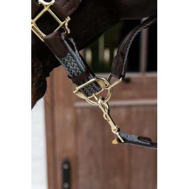 Gevlochten Nylon Longe Kentucky Grijs Gevlochten Nylon Longe Kentucky Grijs