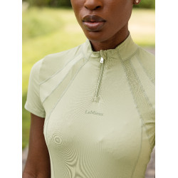 Maillot de corps mesh manches courtes LeMieux Mia Fern Vert