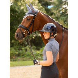 Mesh onderhemd met korte mouwen LeMieux Mia Blauwe gaai Mesh onderhemd met korte mouwen LeMieux Mia Blauwe gaai