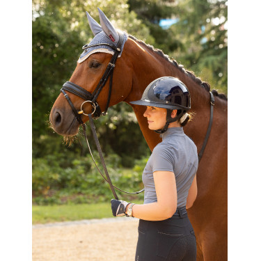 Mesh onderhemd met korte mouwen LeMieux Mia Blauwe gaai Mesh onderhemd met korte mouwen LeMieux Mia Blauwe gaai