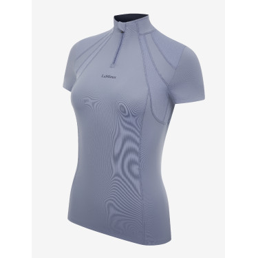 Couche de base mesh manches courtes LeMieux Mia Bleu jay