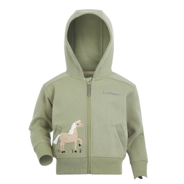 LeMieux Zip Through Mini Charlie hoodie Varen Groen