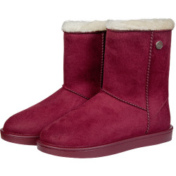 Bottes HKM fourrées imperméables Davos Gossiga Rouge foncé