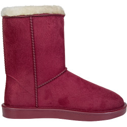 Bottes HKM fourrées imperméables Davos Gossiga Rouge foncé