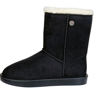 Bottes HKM fourrées imperméables Davos Gossiga Noir velours