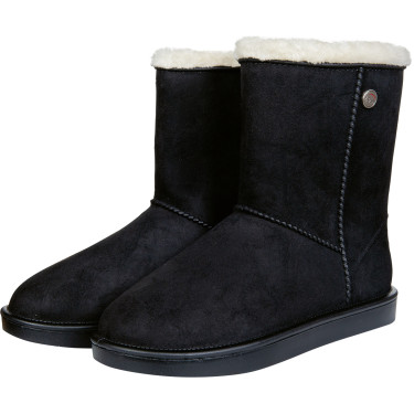 Bottes HKM fourrées imperméables Davos Gossiga Noir velours