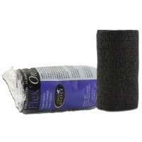 Cohesieve band 10 cm Flex'on Horse Master Zwart