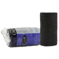 Cohesieve band 10 cm Flex'on Horse Master Zwart