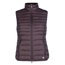 Mouwloze bodywarmer HKM Lena Donkerbruin