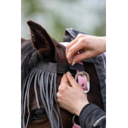 Frontal anti-mouches HKM Anti fly Gris foncé