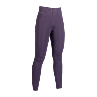 Legging HKM Lavender Bay full seat silicone Lilas foncé Violet
