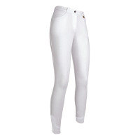 Broek HKM Kate full seat silicone Wit