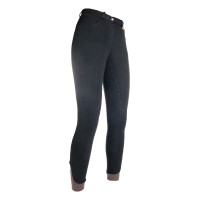 Pantalon HKM Kate full seat silicone Noir