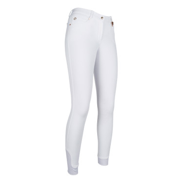 Broek Lauria Garrelli Basic siliconen kniestukken Wit