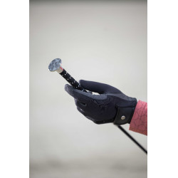 Cravache de dressage HKM Rosewood Noir