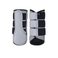 Guêtres HKM Glitter Mesh Style Gris clair