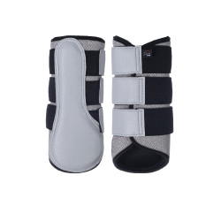 Guêtres HKM Glitter Mesh Style Gris clair