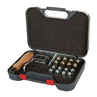 HKM-studsleutelset inclusief 3/8