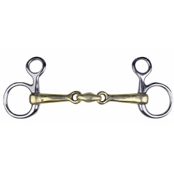 Bustrens HKM van nieuwzilver 16 mm ringen van roestvrij staal Bustrens HKM van nieuwzilver 16 mm ringen van roestvrij staal
