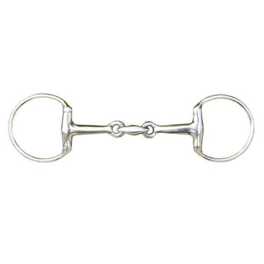 Mors double brisure HKM 16 mm en inox Mors double brisure HKM 16 mm en inox