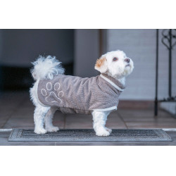Peignoir pour chien HKM Coco Taupe Marron Peignoir pour chien HKM Coco Taupe Marron