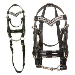 Sleutelhanger HKM mini glanzend hoofdstel