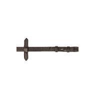 Rênes HKM entretissées de caoutchouc Marron Rênes HKM entretissées de caoutchouc Marron