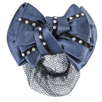 Résille avec noeud HKM Bleu foncé Résille avec noeud HKM Bleu foncé