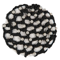 HKM net met synthetische parels HKM net met synthetische parels