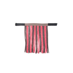 Set de licol HKM mousqueton & franges détachables Moka / milky pink Rose Set de licol HKM mousqueton & franges détachables Moka / milky pink Rose