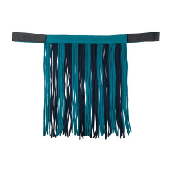 Set de licol HKM mousqueton & franges détachables Pétrole / navy Bleu Set de licol HKM mousqueton & franges détachables Pétrole / navy Bleu