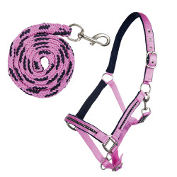 HKM Crystal halsterset met musketon en voering HKM Crystal halsterset met musketon en voering